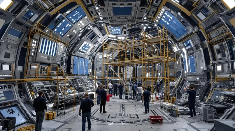 《深空回响》太空舱：1:1 实景搭建的工程奇迹 - 美术置景影视情报