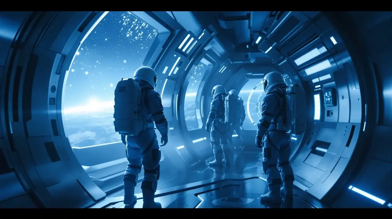 《深空回响》太空舱实景：在零重力里演戏 - 235影视精选